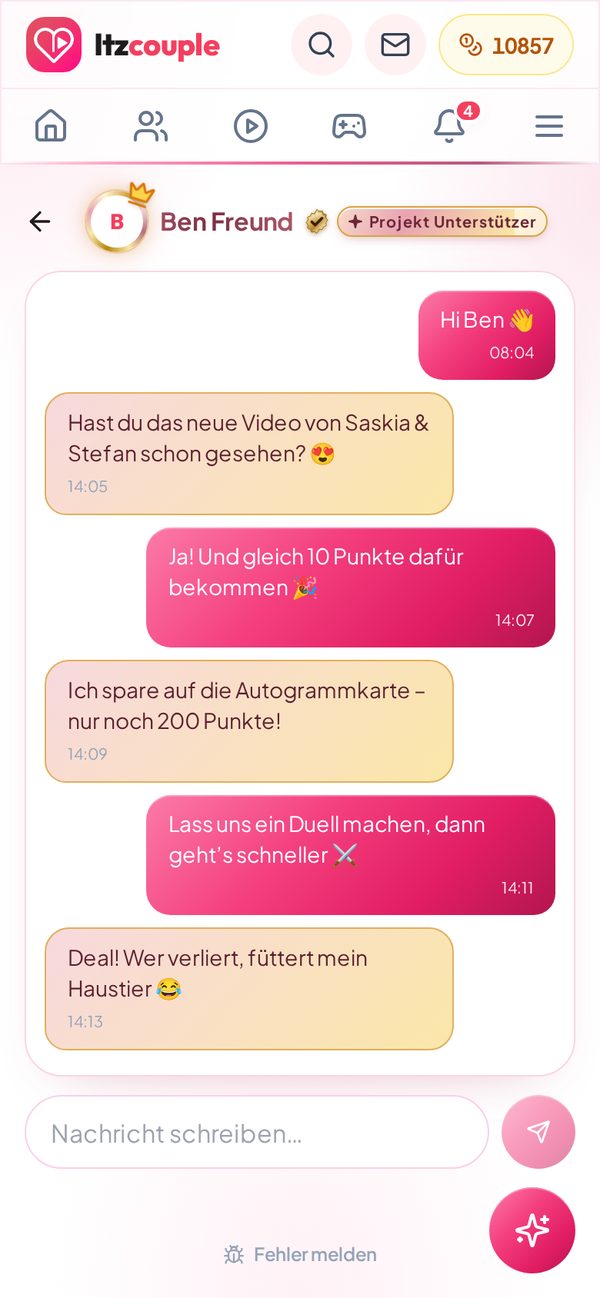 Der Chat in der App